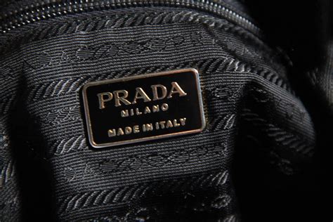 real vintage prada logo